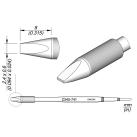 JBC C245 741 TIP CARTRIDGE 2.4 x 0.6 mm Cartridge Chisel 2.4 x 0.6 HT