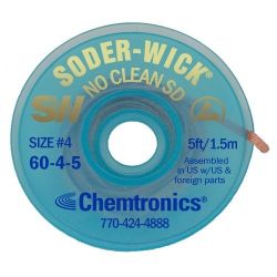 Chemtronics SW16045 Soder-Wick® No Clean SD VACUPAK™ ESD Safe 2.8mm x 1.5m in vacuum packed can