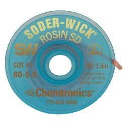 Chemtronics SW18055 Soder-Wick® Rosin SD VACUPAK™ ESD Safe 3.7mm x 1.5m