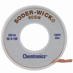 Chemtronics SW50-4-100 Soder-Wick® Rosin 2.8mm x 30.5m on spool