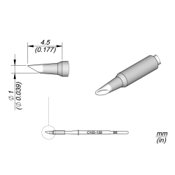 JBC C105 128 NANO TIP 1 mm Cartridge Spoon  Diam. 1