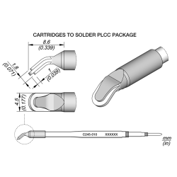 JBC C245 010 TIP CARTRIDGE 4.5 x 1.8 mm Special 4.5 x 1.8