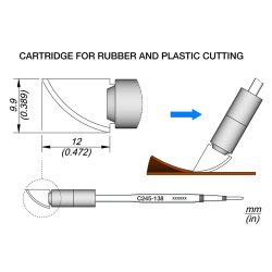 JBC C245 138 TIP CARTRIDGE 12 mm Cartridge Cutter 12