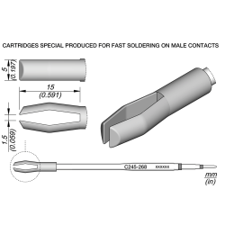 JBC C245 268 TIP CARTRIDGE 1.5 mm Special 1.5