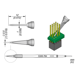 JBC C245 764 TIP CARTRIDGE Special Diam. 0.5