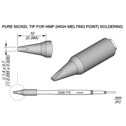 JBC C245 772 TIP CARTRIDGE 1.4 x 0.7 mm Special 1.4 x 0.7 S1