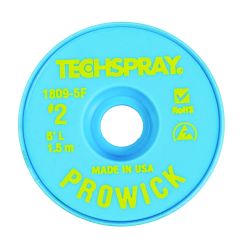 Techspray 1809-5f ESD Bobbin vaccum packed Yellow 1.4mm x 1.5m