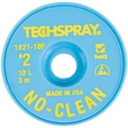 Techspray 1821-10F ESD Vacuum Packed Yellow 1.4mm x 3m 