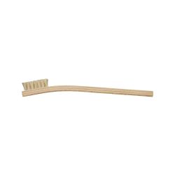 Techspray 2021-1 Tech Brush - Wood Handle brush with Hog Hair (hair 6,35 mm x 34,92 mm-11,1mm long) (handle 19,68 cm)