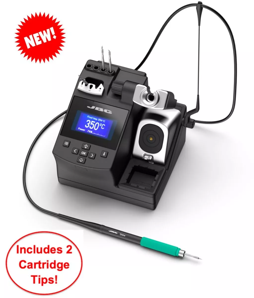 JBC CD-2SQF  Precision Soldering Station with T210-A Precision Handle and 2 Cartridge Tips